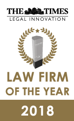 Law Firm of the Year (The Times / Legal Innovation Awards 2018)